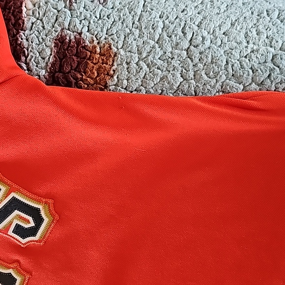 AWESOME VINTAGE SANDOVAL GIANTS BASEBALL BUTTON DOWN SHIRT - Picture 7 of 15